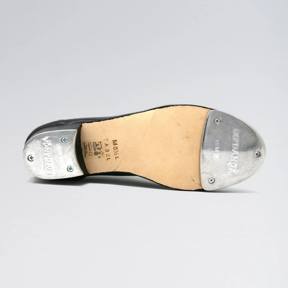 So Danca Two-Eyelet Tap Shoe With PU Upper And Leather Sole 3 So Danca Two-Eyelet Tap Shoe With PU Upper And Leather Sole - Image 3