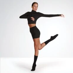Silky Dance Compression Socks -Dance Direct Store shdcso black 3