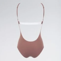 Silky Dance Seamless Low Back Camisole With Removable Padding -Dance Direct Store shducp darknude 24 2