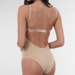 Silky Dance Seamless Low Back Camisole With Removable Padding -Dance Direct Store shducp nude 24 2