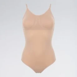Silky Dance Seamless Low Back Camisole With Removable Padding -Dance Direct Store shducp nude 24 4