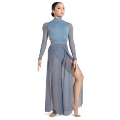 Tenth House 'Sirius' Lyrical Dance Costume -Dance Direct Store th23142 steelblue 3 w