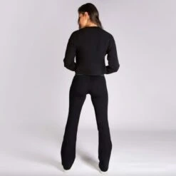 Pineapple Logo Midi Crop Sweater Adult 7 Pineapple Logo Midi Crop Sweater Adult -Dance Direct Store tl1643 black 4