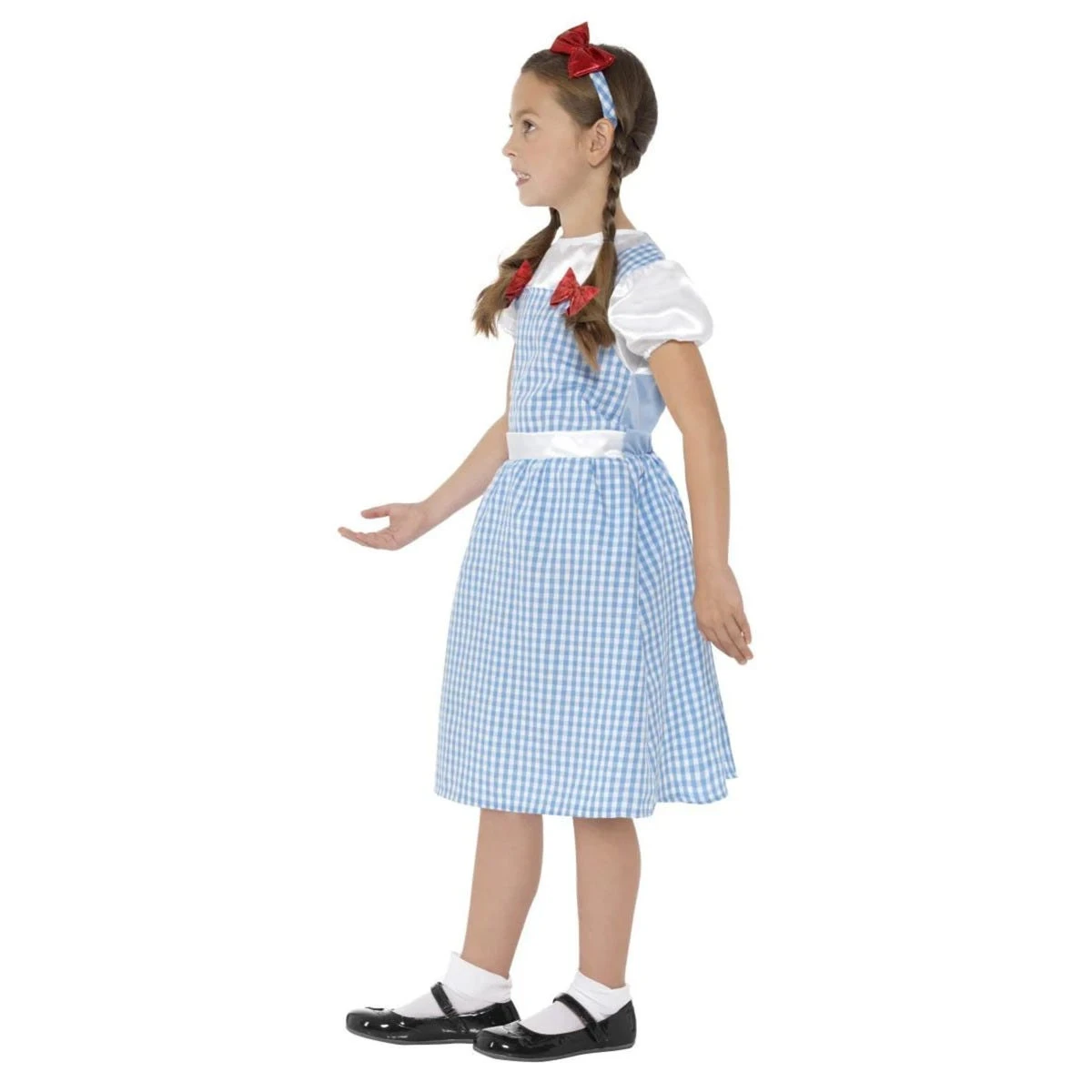 Child Gingham Pinafore Dress 2 Child Gingham Pinafore Dress - Image 2
