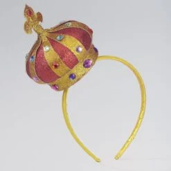 Mini Gold Crown On Aliceband