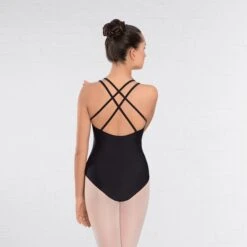 United Teachers Of Dance Ellie Double Strap Leotard Matt Nylon -Dance Direct Store utdpro101 black 27