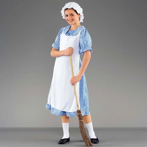 Economy White Apron Child 2 Economy White Apron Child - Image 2