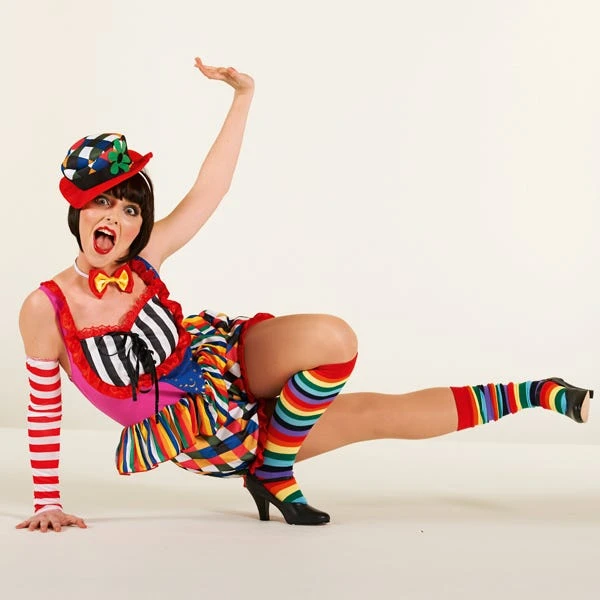 Lady Clown Outfit - Adult One Size 2 Lady Clown Outfit - Adult One Size - Image 2