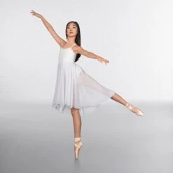 1st Position Camisole Skirted Leotard -Dance Direct Store white cold0006 white 1 3
