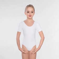 1st Position Kate Pre/ Primary Leotard -Dance Direct Store white q01 wht 3