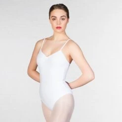 1st Position Camisole Leotard -Dance Direct Store white q49 wht 3